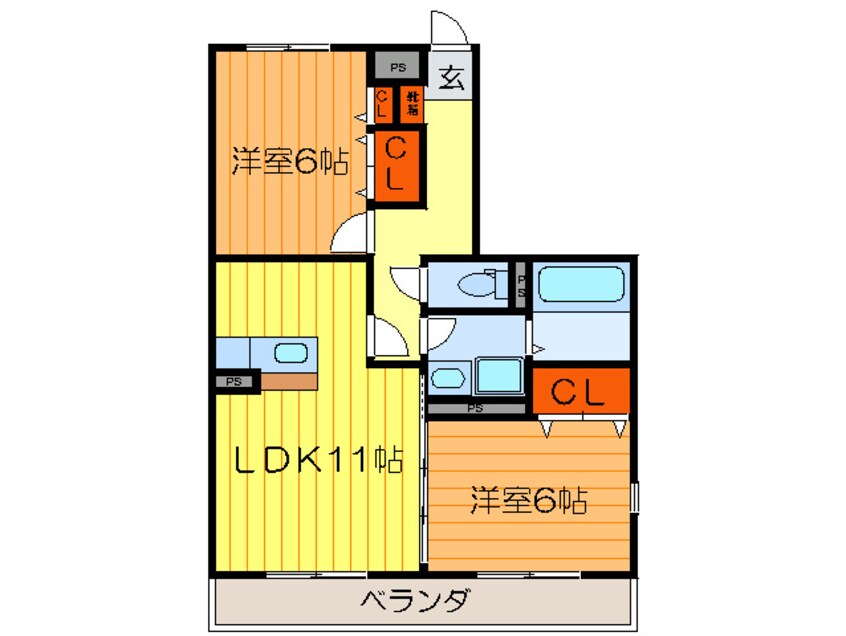 間取図 グランドアベニュ－Ⅰ番館