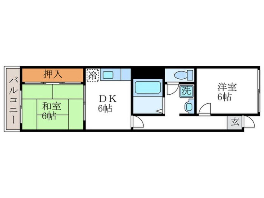 間取図 ラ・ポール桂