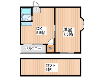 間取図 フォンタル高宮