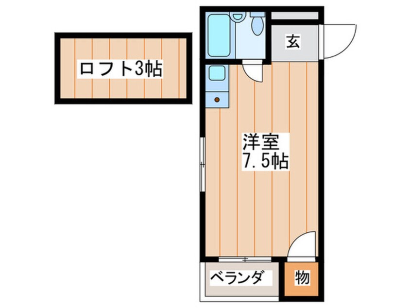 間取図 フォンタル高宮