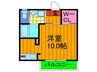 クリスタルビュ－ハイツ 1Rの間取り