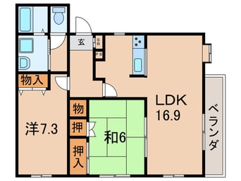 間取図 旭化成　神園町メゾン