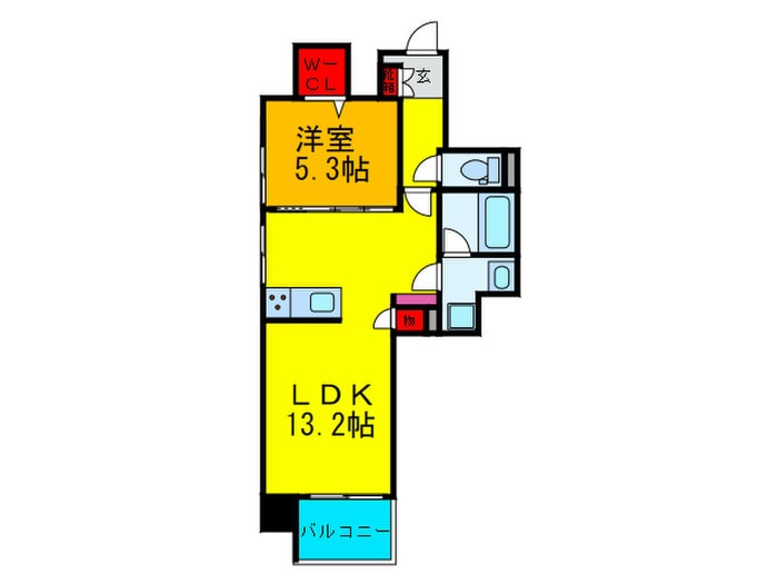間取り図 ＰＥＡＣＥ南堀江