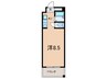 萌ＮＡＫＡＴＡＮＩ 1Kの間取り