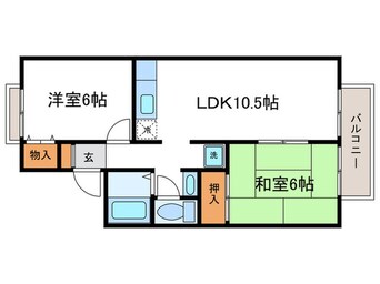 間取図 ウエストヴューC棟