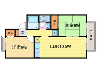 間取図 ウエストヴューC棟