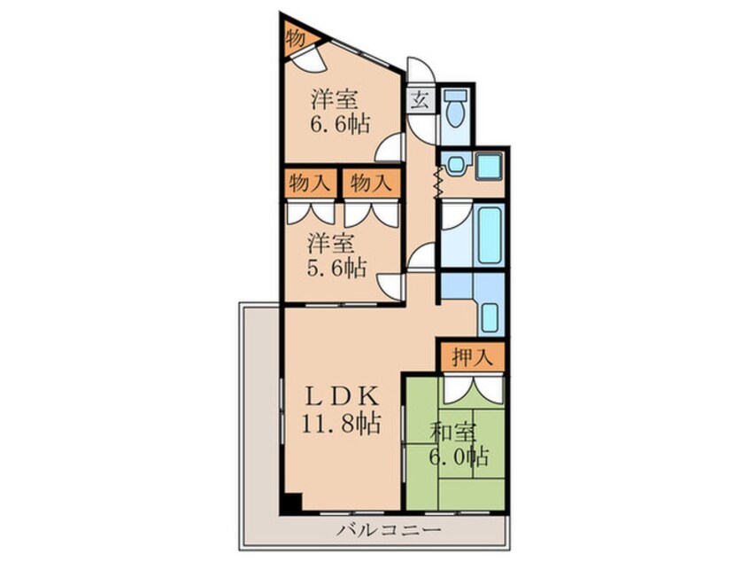 間取図 ビラ・クレール