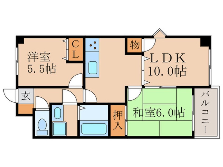 間取図 ビラ・クレール