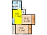 庄コ－ポ 2DKの間取り