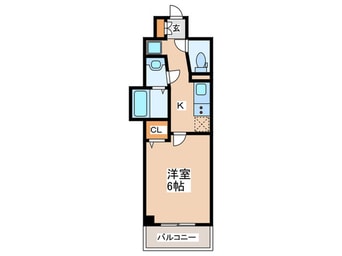 間取図 プレミアムコート天王寺EAST