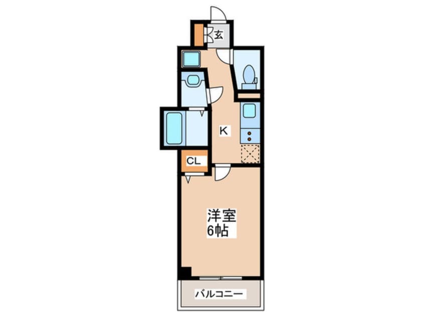 間取図 プレミアムコート天王寺EAST