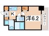 プレミアムコート天王寺EAST 1Kの間取り