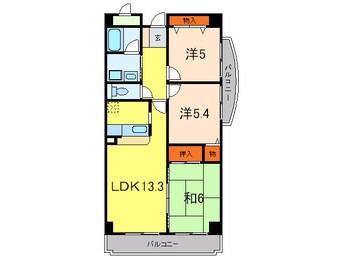 間取図 シティプラザ甲南山手