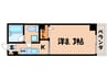THE　CITY京都五条 1Kの間取り