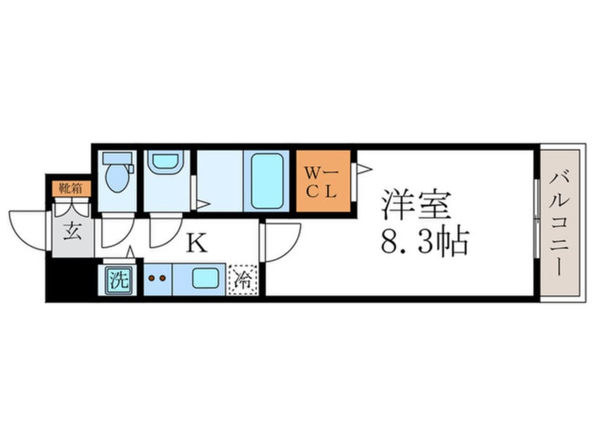 間取図 ベラジオ京都一乗寺(409)