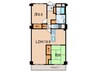 芦屋打出ﾚｯｸｽﾏﾝｼｮﾝ(303) 2LDKの間取り