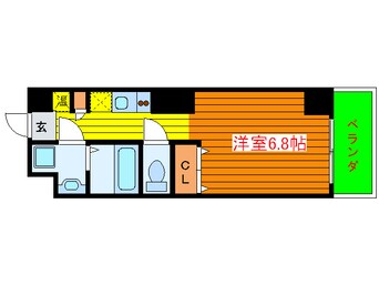 間取図 トゥ－ルロワイエ北梅田