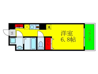 間取図 トゥ－ルロワイエ北梅田