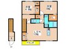 CASA MUSICAB棟 2LDKの間取り