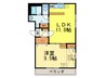 ルネスＩＳＨＩＫＩＲＩ 1LDKの間取り