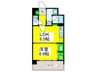 Southern Parks 1LDKの間取り