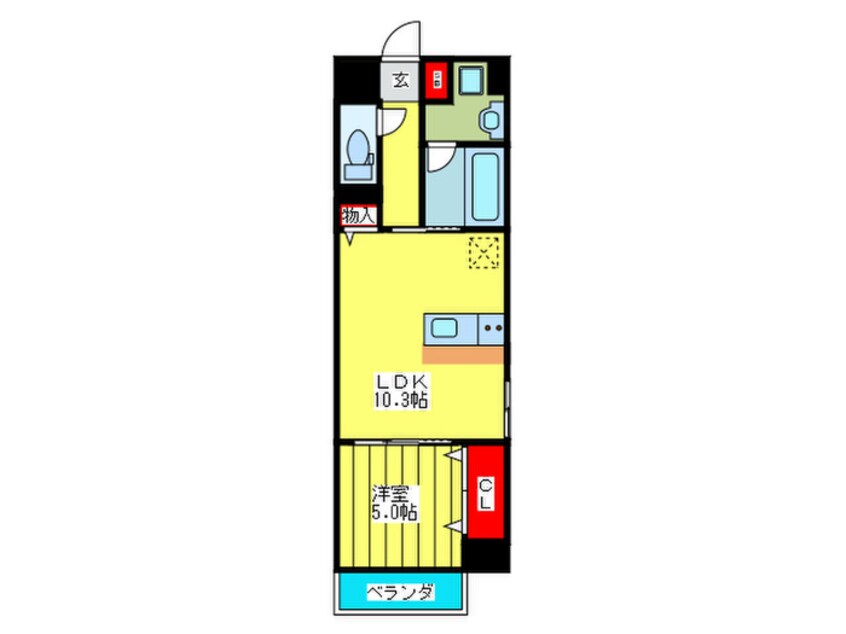 間取図 アーバンエクセレンス鴫野