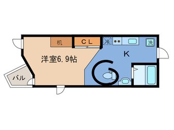 間取図 ﾃﾞﾄﾑ・ﾜﾝ東山ﾚﾃﾞｨｰｽ（101）