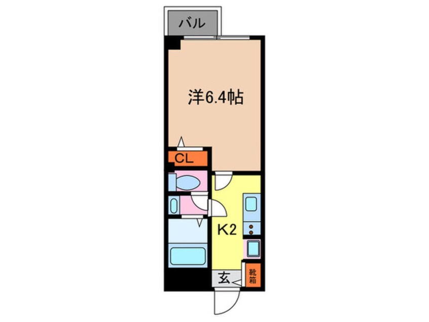 間取図 サンフロ－ラ三条大宮