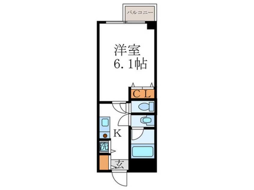 間取図 サンフロ－ラ三条大宮