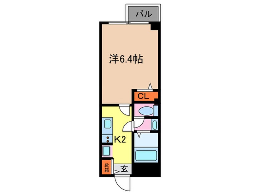 間取図 サンフロ－ラ三条大宮