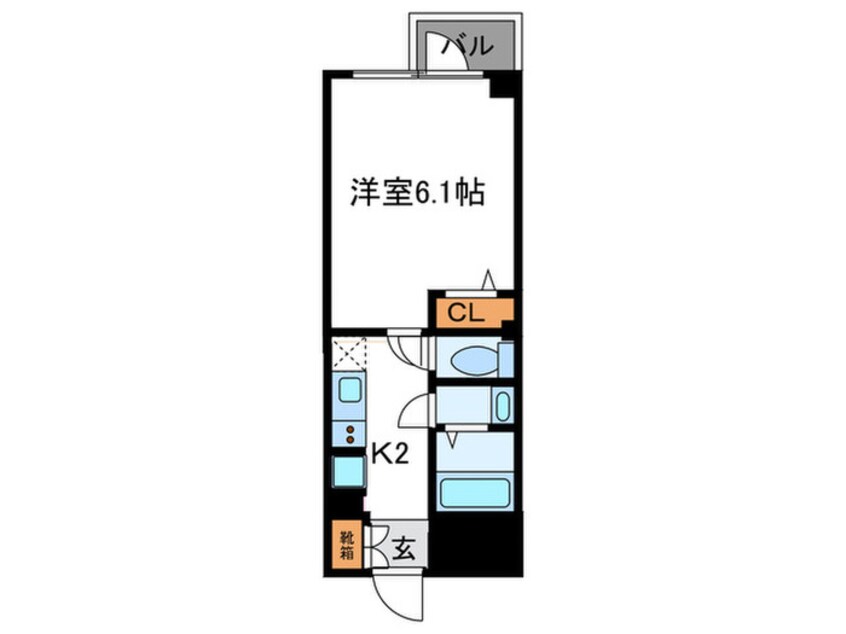 間取図 サンフロ－ラ三条大宮