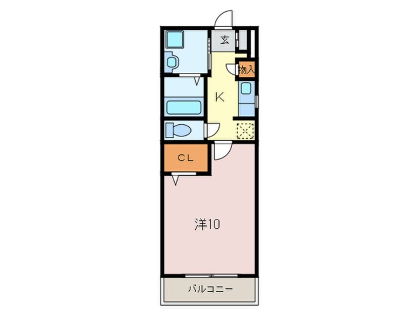 間取図 オーキッドフラッツ東加古川