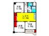 千里南町第一次住宅（４０５） 3LDKの間取り