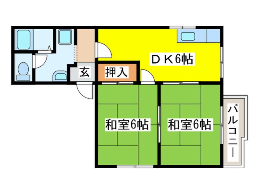 間取図 メゾンフローラル