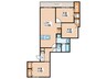 ASTORIA三国ヶ丘 3LDKの間取り
