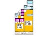 ASTORIA三国ヶ丘 1LDKの間取り
