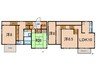 甲陽園目神山町戸建 4LDKの間取り