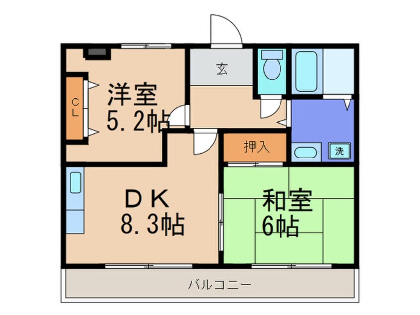 間取図 サン・フォレ・ソノダ