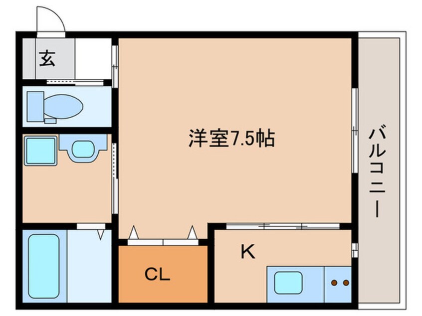 間取図 エスポワール　カナヤ