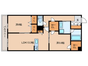 間取図 グランファミール箕面小野原