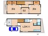 天城通貸戸建 2LDK+Sの間取り