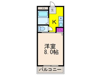 間取図 コーポ　松下