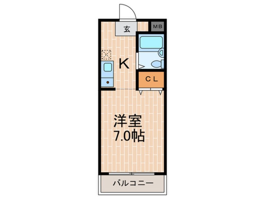 間取図 ドリ－ムハイツ