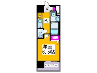 間取図 エグゼ難波西Ⅲ