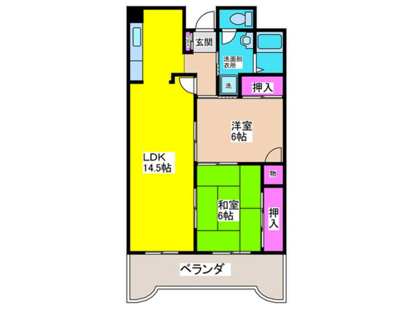 間取図 レグルス我孫子