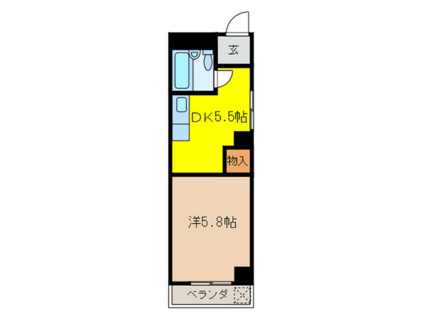 間取図 ヒューマンハイツ