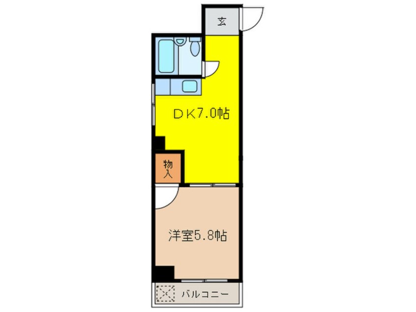 間取図 ヒューマンハイツ