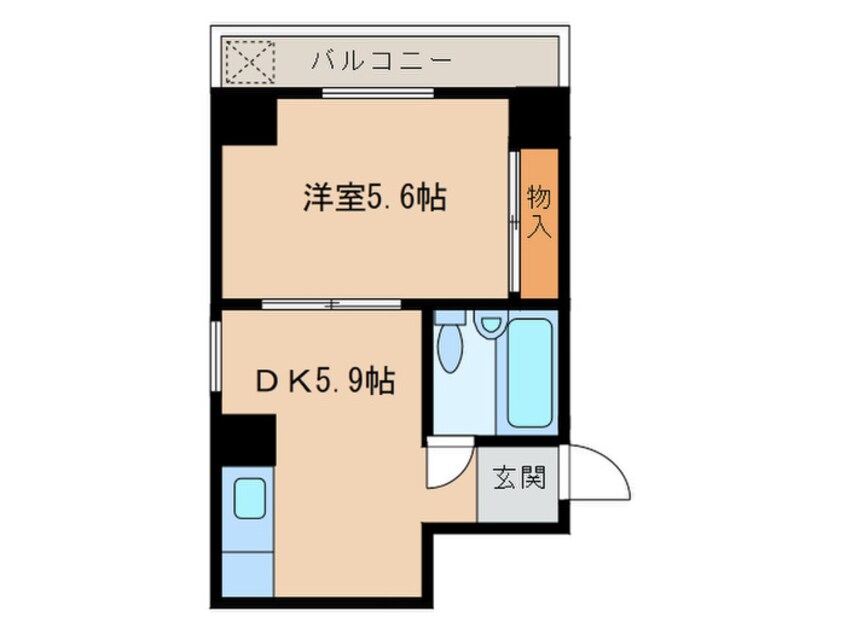 間取図 ヒューマンハイツ