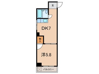 間取図 ヒューマンハイツ