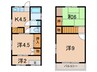下河原通貸戸建 4Kの間取り